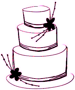 Cake birthday wedding cakes icons just free image clipart free