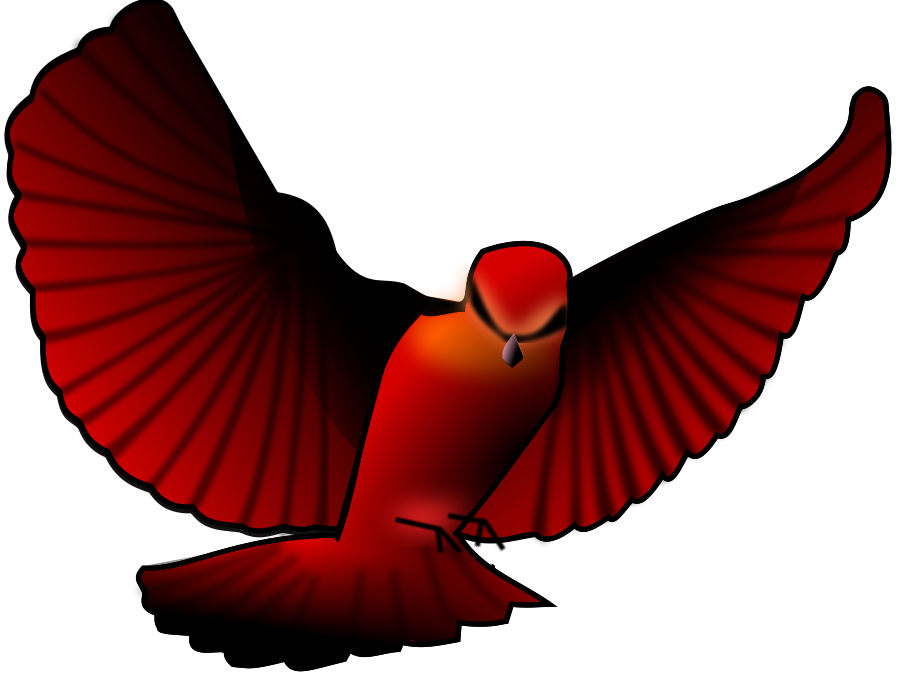 Chimney swift bird clipart vector clip art online royalty free