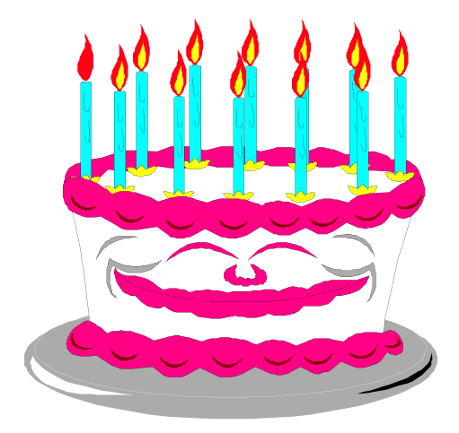 Clip art birthday cake clipart 2