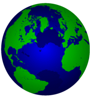 Earth globe clipart 7