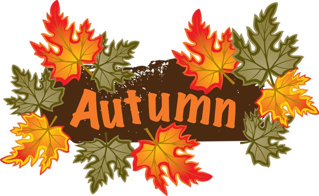 Fall leaves colorful clip art for the fall season autumn leaves autumn and