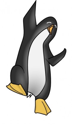 Penguin clip art free vector in open office drawing svg svg 2