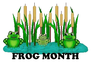 April holidays april clip art april features resources frog