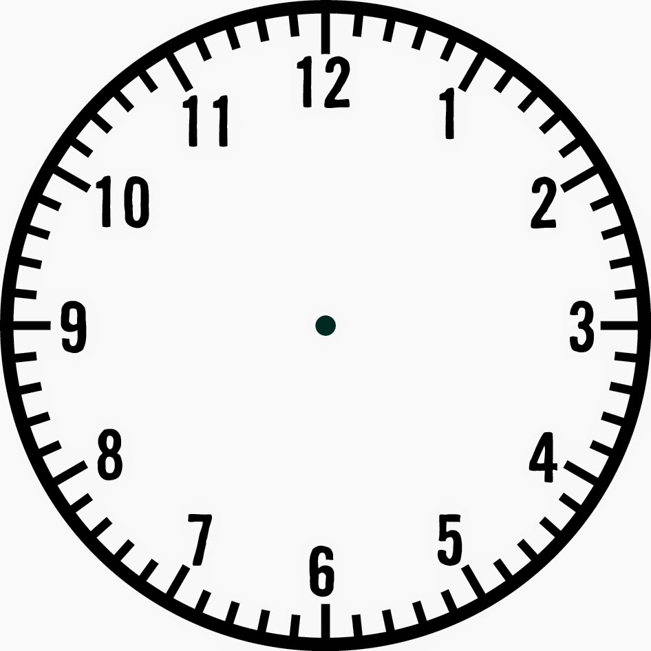 Blank clock clipart
