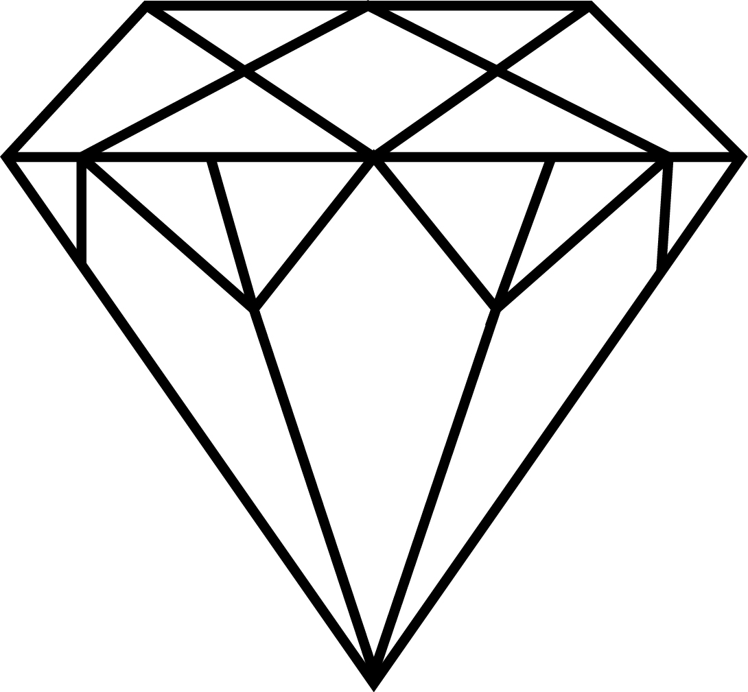 Diamond drawing clipart