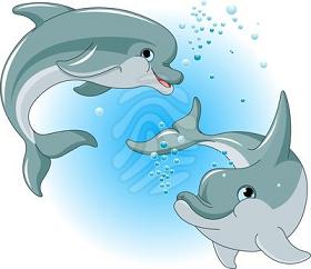 Free dolphin clipart 2