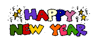 Free new year myspace clipart graphics codes happy new year