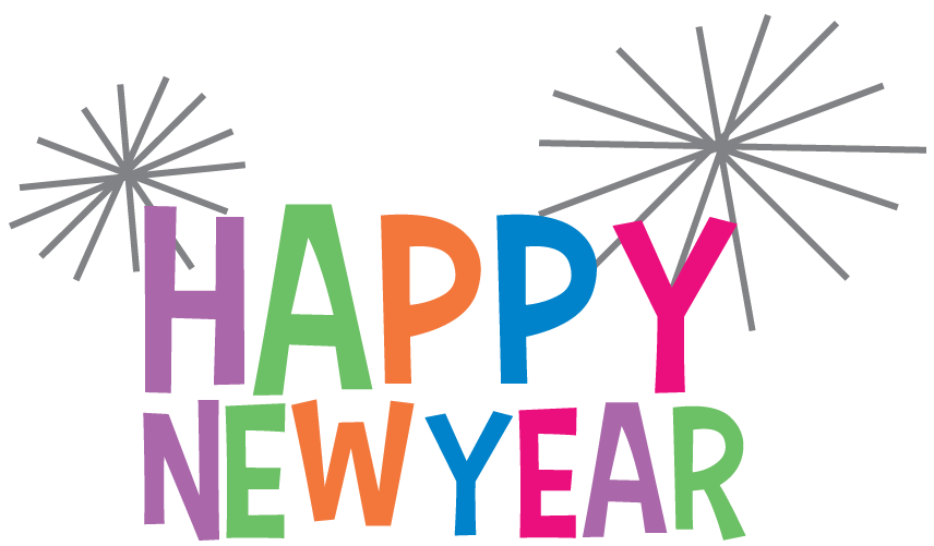 Happy new year 6 clipart
