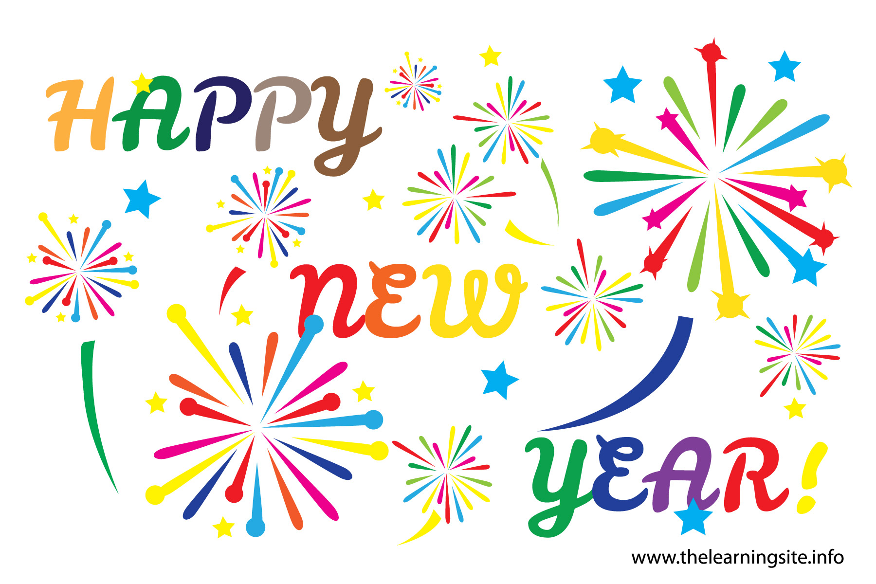 Happy new year clipart free for 5