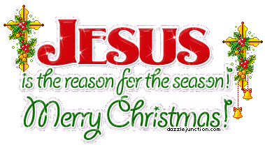 Merry christmas clip art bells with jesus is the reason for