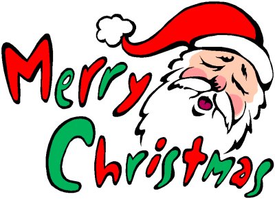 Merry christmas clip art black and white happy new year 6