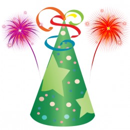 New years party hat clip art happy holidays