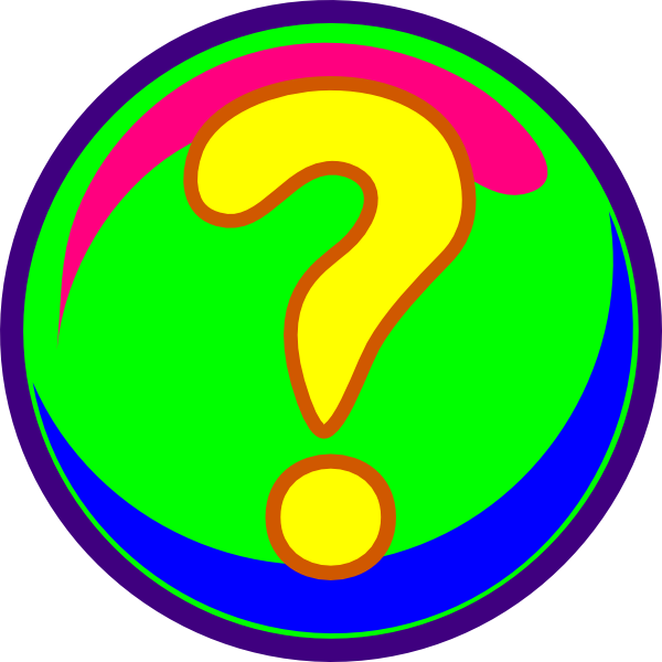 Phone animated question mark clipart