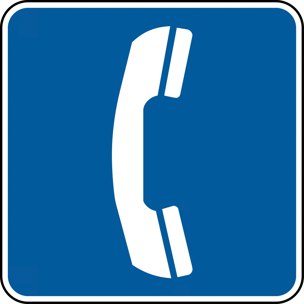 Phone sign clipart