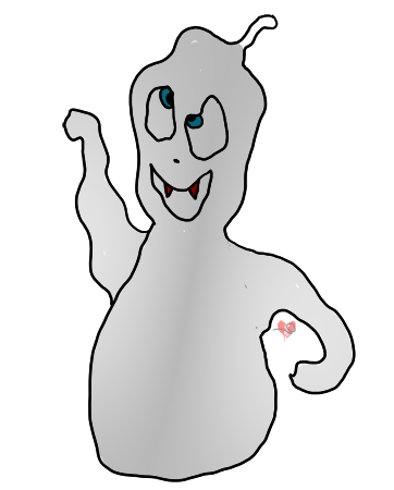 Scary ghost clipart halloween echo 2