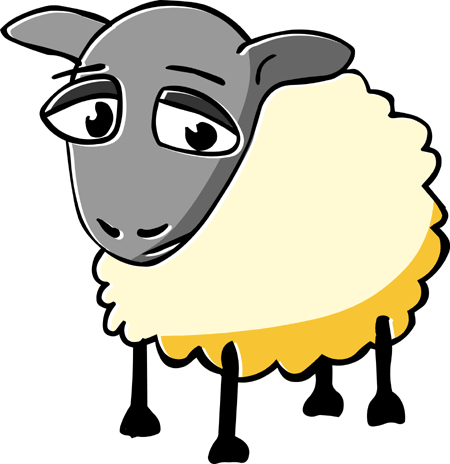 Sheep lamb clipart
