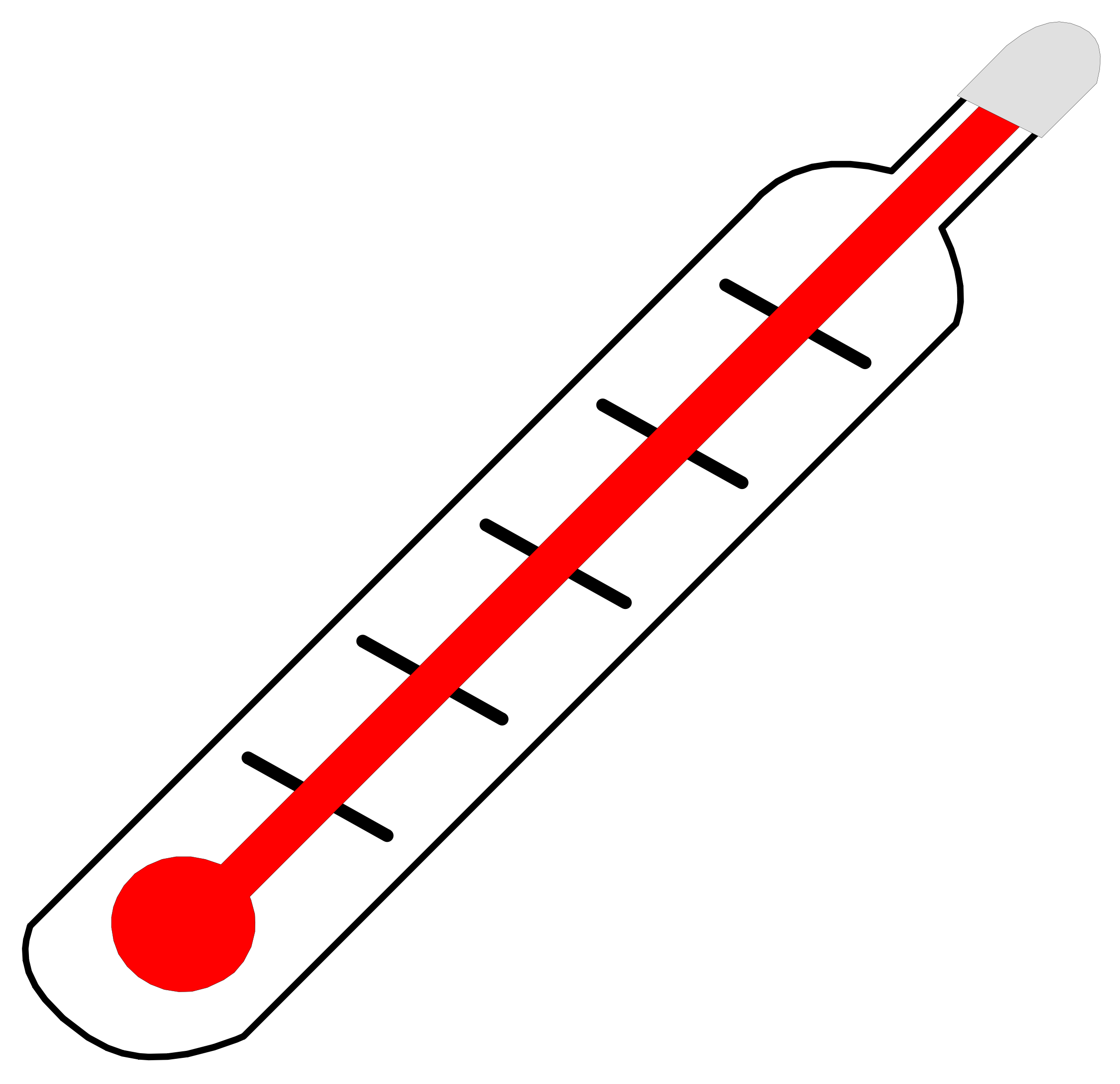 Thermometer clip art 3