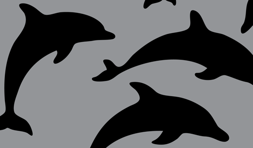 Tropical dolphin clipart vector genius