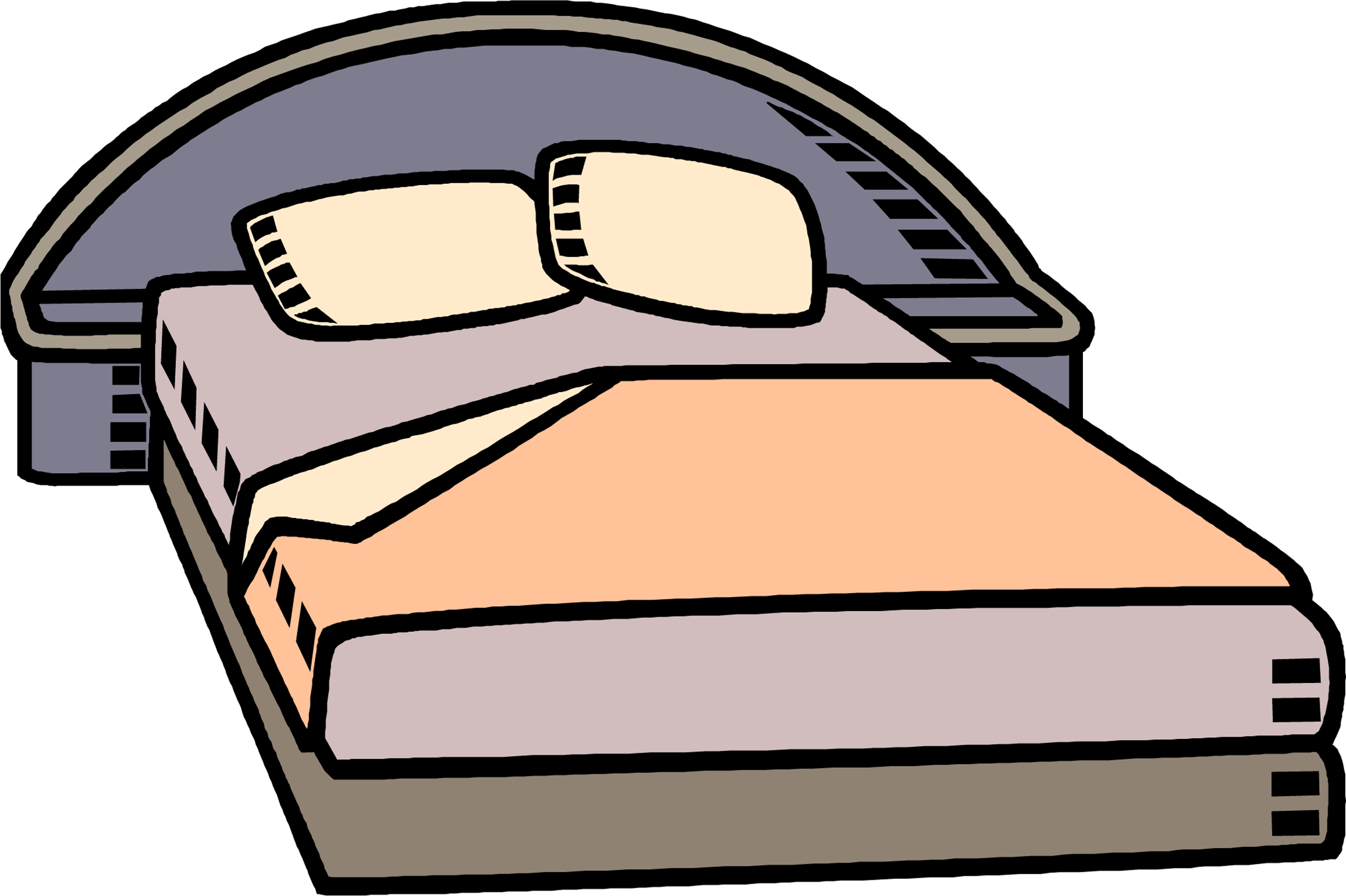 Bed clipart 7