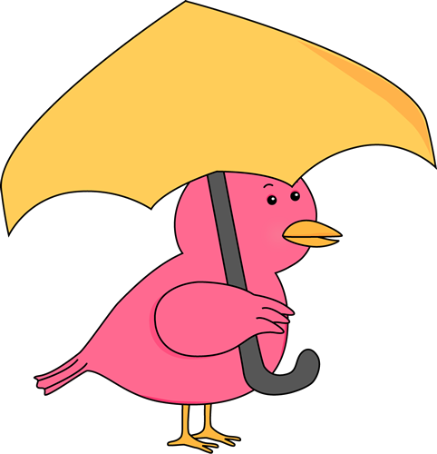 Bird holding umbrella clip art bird holding umbrella image