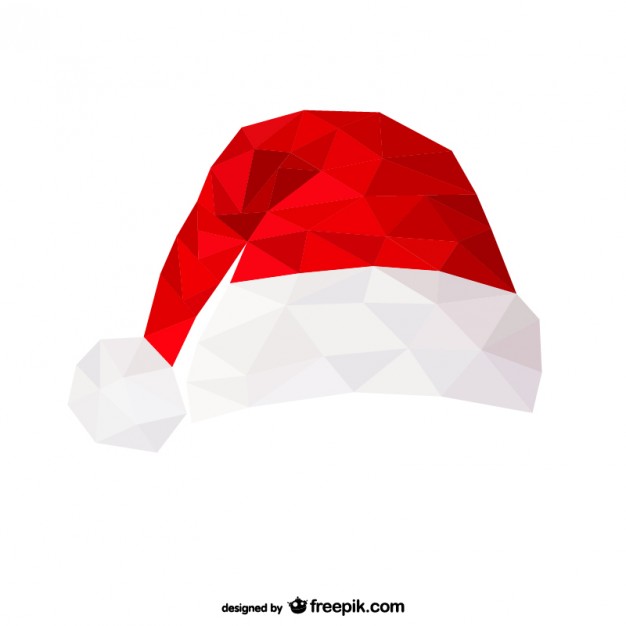 Clipart santa hat vectors download free vector art 