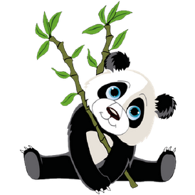 Cute panda bears cartoon trendy ideas for everyday clipart