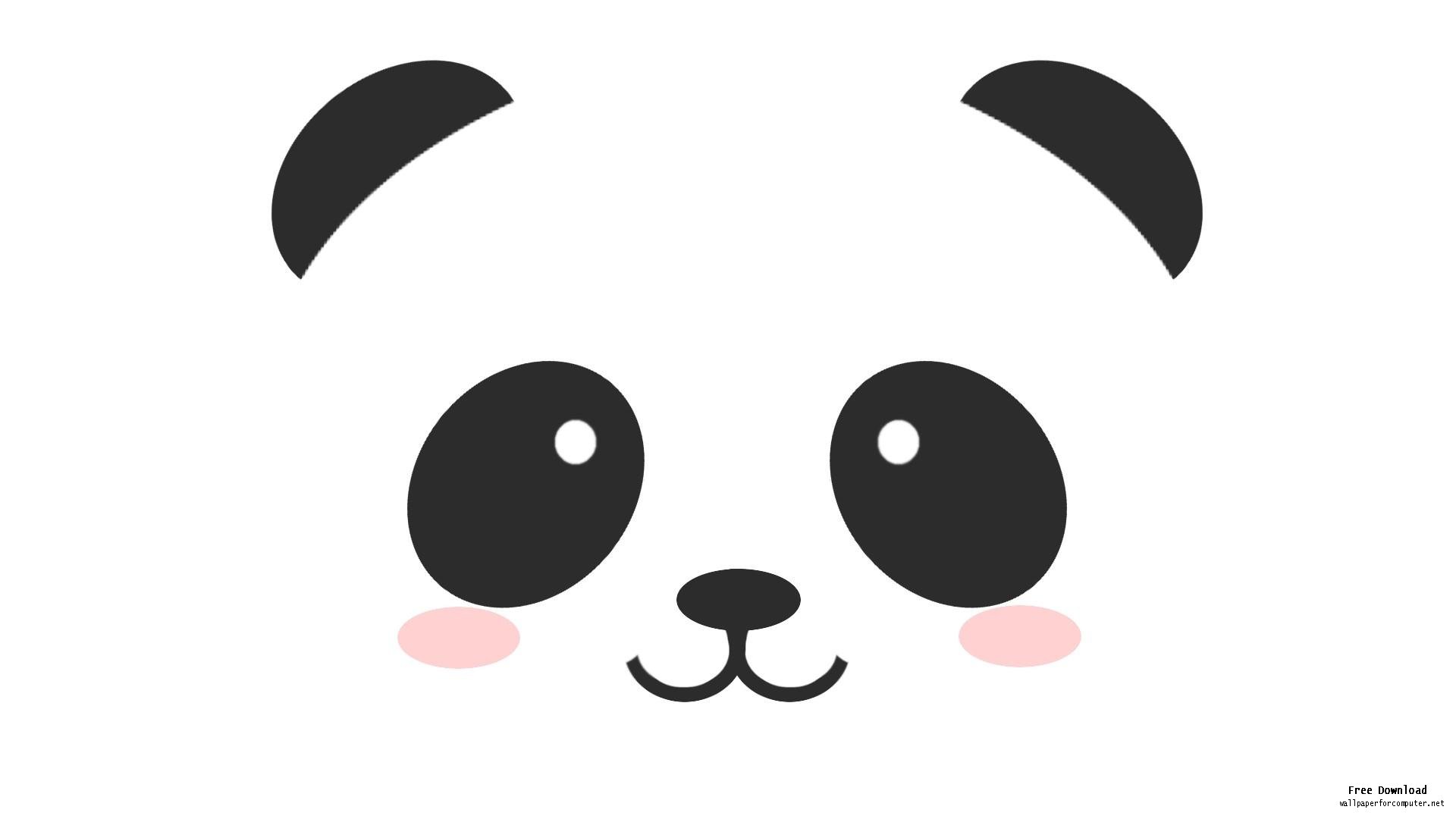 Cute panda clipart 2