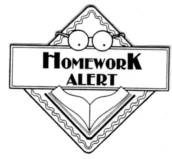Homework alert free images at vector clip art online