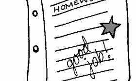 Homework black and white clipart free clip art images