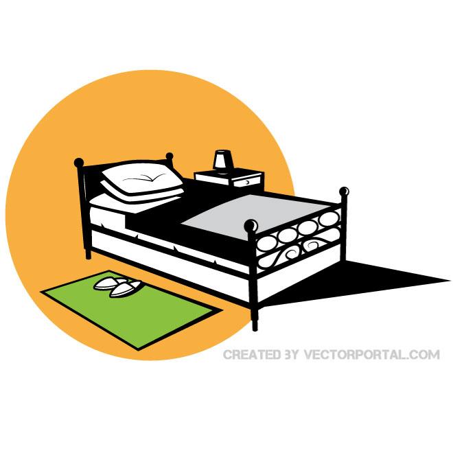 Making bed clipart vectors download free vector art