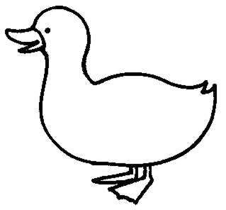 Mummy duck clipart black and white clipart
