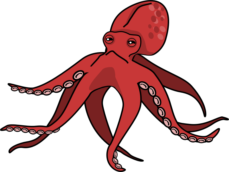 Octopus clip art  2