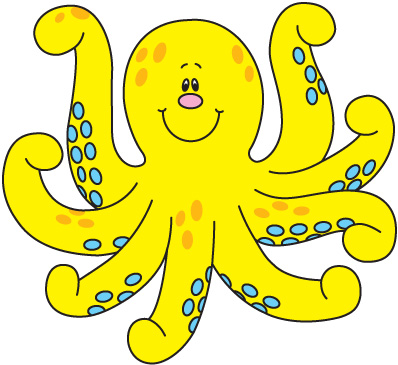 Octopus clipart 3