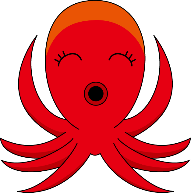 Octopus squid clip art