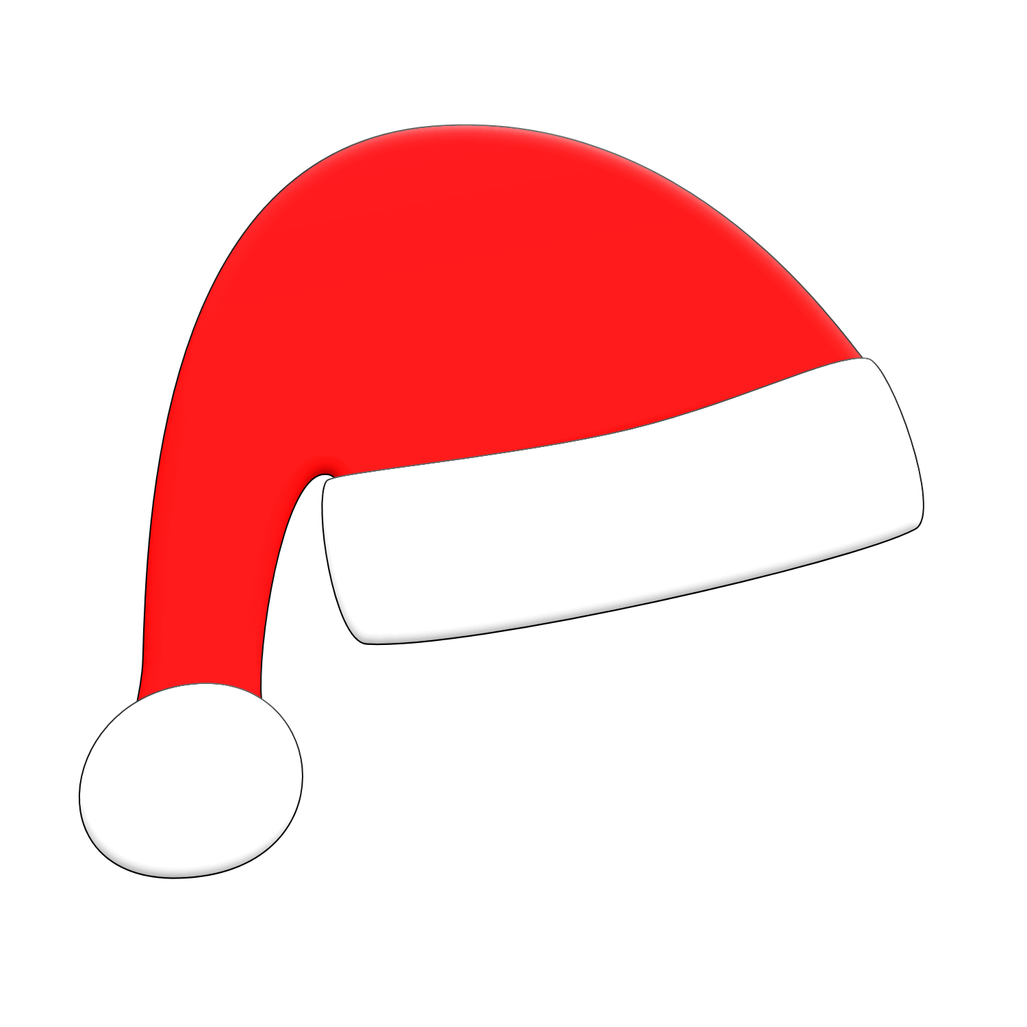 Pictures of santa hat clipart