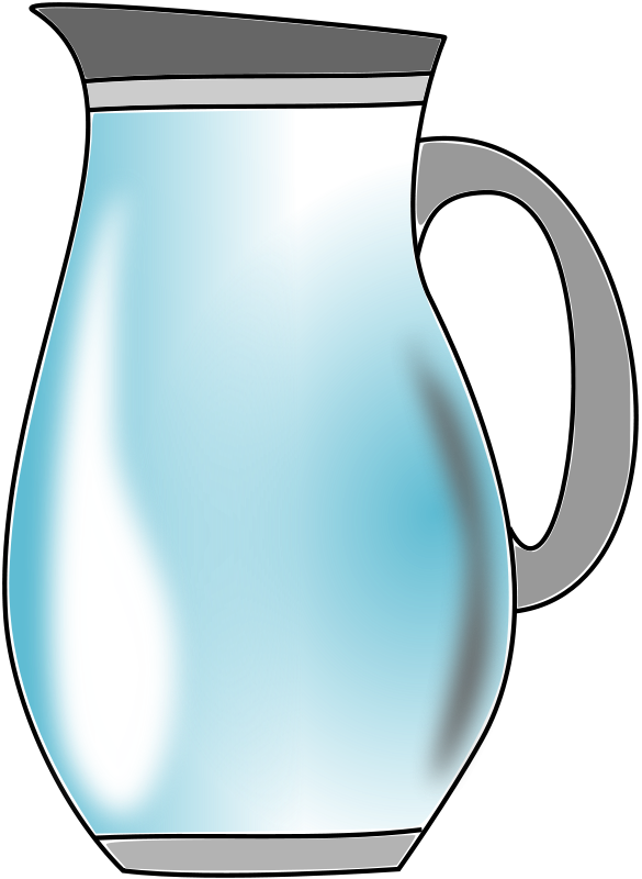 Pitcher of water clipart free clipart images
