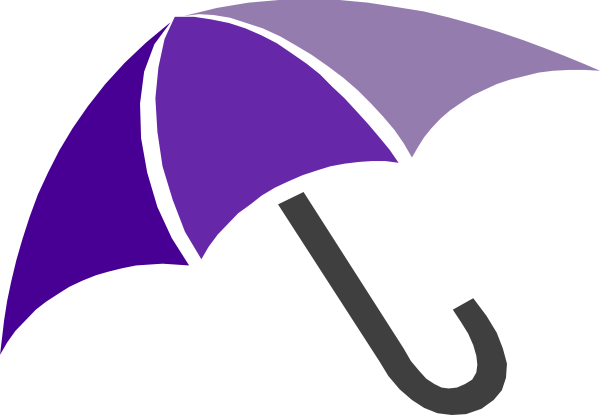 Purple umbrella clip art at vector clip art online