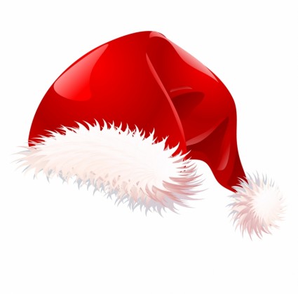 Santa hat free vector in adobe illustrator ai ai clipart