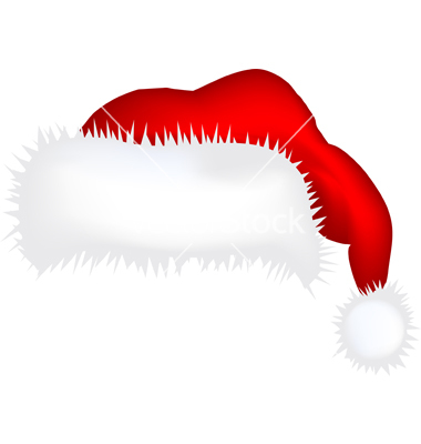 Santa hat vector by ss1 image clipart