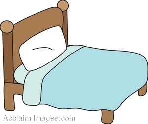 Warm bed clipart