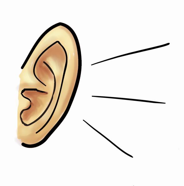 Cartoon ear clipart