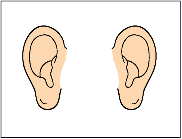 Clip art of an ear clipart