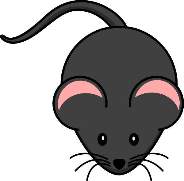 Cute mouse pink clip art at vector clip art online