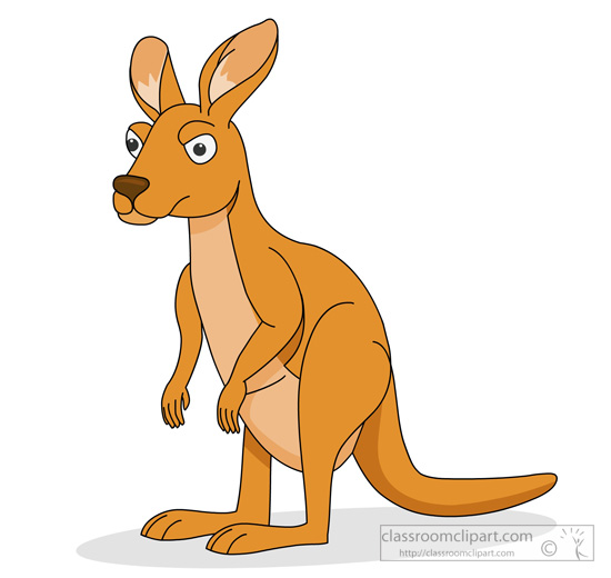 Ear a kangaroo clipart