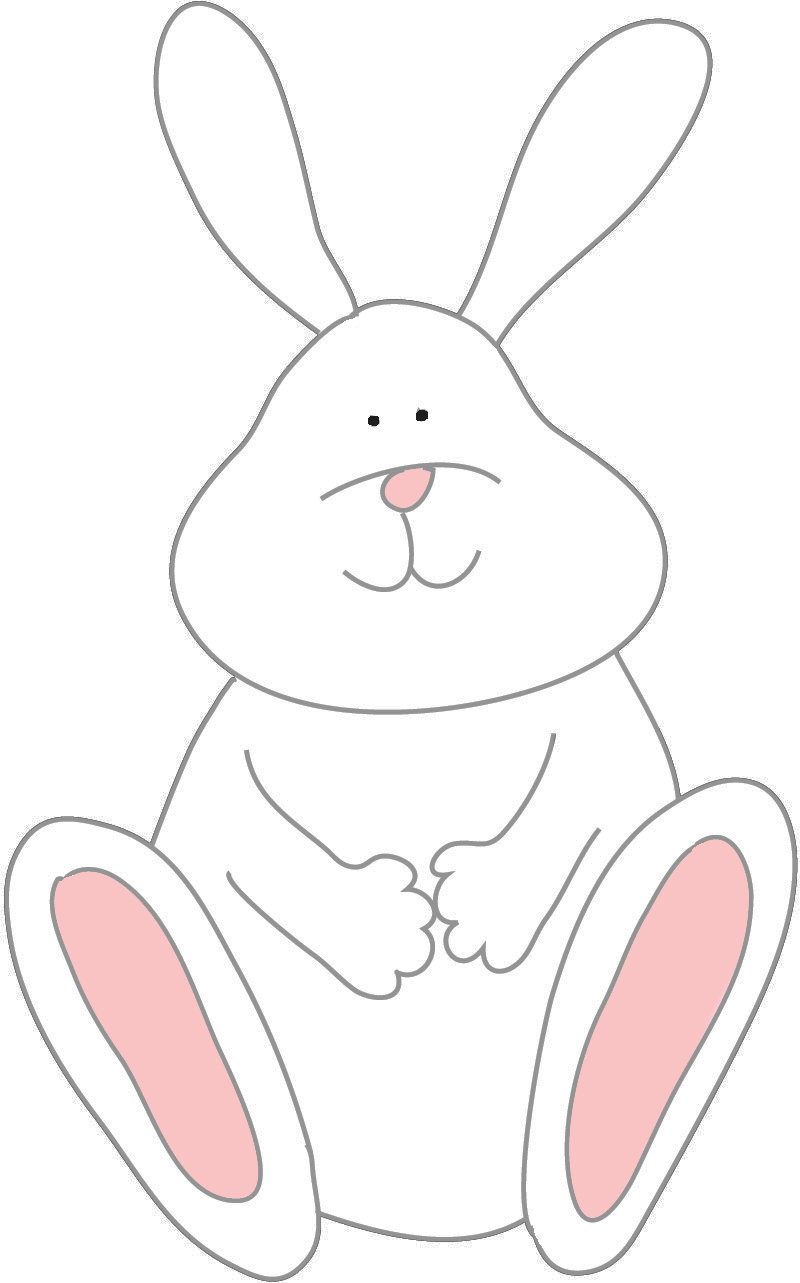 Easter bunny clipart funny easter bunny