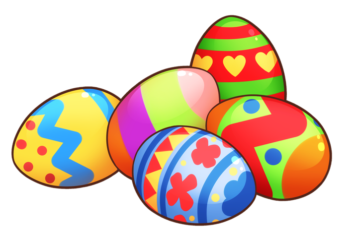 Easter eggs clip art  2