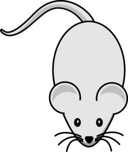 Light grey mouse clip art at vector clip art online