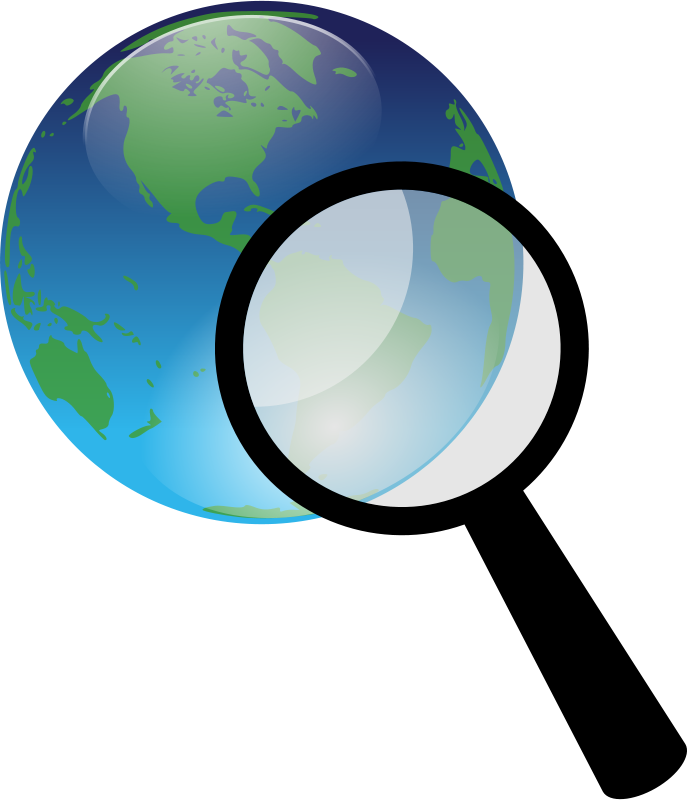 Magnifying glass clipart earth and magnify glass clipart clipart