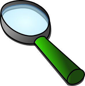 Magnifying glass magnifier glass clip art at vector clip art online