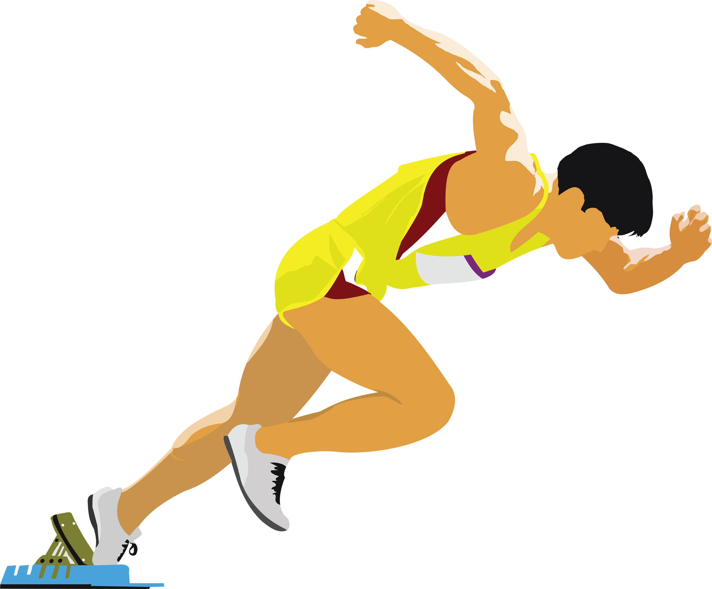 People running images clipart